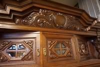 Art Deco style Bookcase in oak, Germany early 19th C.