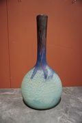 Art Deco style Daum signed vase in glass, France early 20th C.