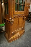 Art deco style Grandfather clock in oak, Germany early 20th C.