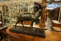 Art Deco style Statue in Bronze and marble 1920-1930