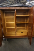 Art Deco wardrobe in mahogany