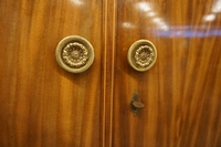 Art Deco wardrobe in mahogany