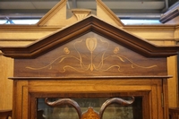 Arts and crafts style Vitrine in mahogany, England around 1900