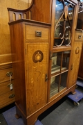 Arts and crafts style Vitrine in mahogany, England around 1900