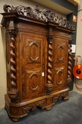 Barock style Cabinet in walnut, German 18th century