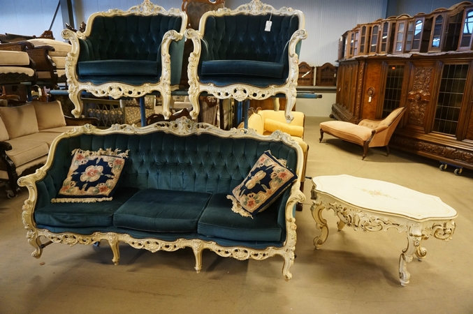 Baroque 4 pcs sofa set