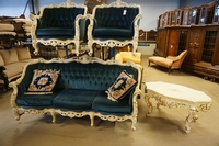 Baroque style 4 pcs sofa set, Italy 2nd half 20th Century