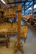 Baroque style 8 pcs sofa set, Italy mid 20th Century