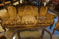 Baroque style 8 pcs sofa set, Italy mid 20th Century