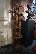 Black forest bear hall tree 19th Century