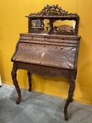 Black Forest style desk. 78x44x140H cm