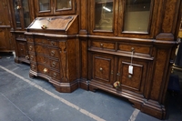 Bookcase in walnut, Italy mid 20th C.