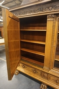 Bookcase in oak, Germany around 1900