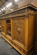 Bookcase in oak, Germany around 1900