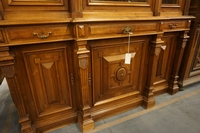 style Bookcase in walnut, Holland 19th century