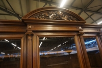 style Bookcase in walnut, Holland 19th century