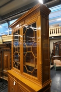 Bookcase in satinwood, England around 1900