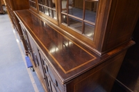 style Bookcase signed in mahogany, England 19th century