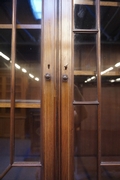 style Bookcase signed in mahogany, England 19th century