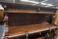 Breugels style Diningroom set in oak, France 19th century