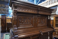 Breugels style Diningroom set in oak, France 19th century