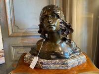 Bronze bust by Berthoud