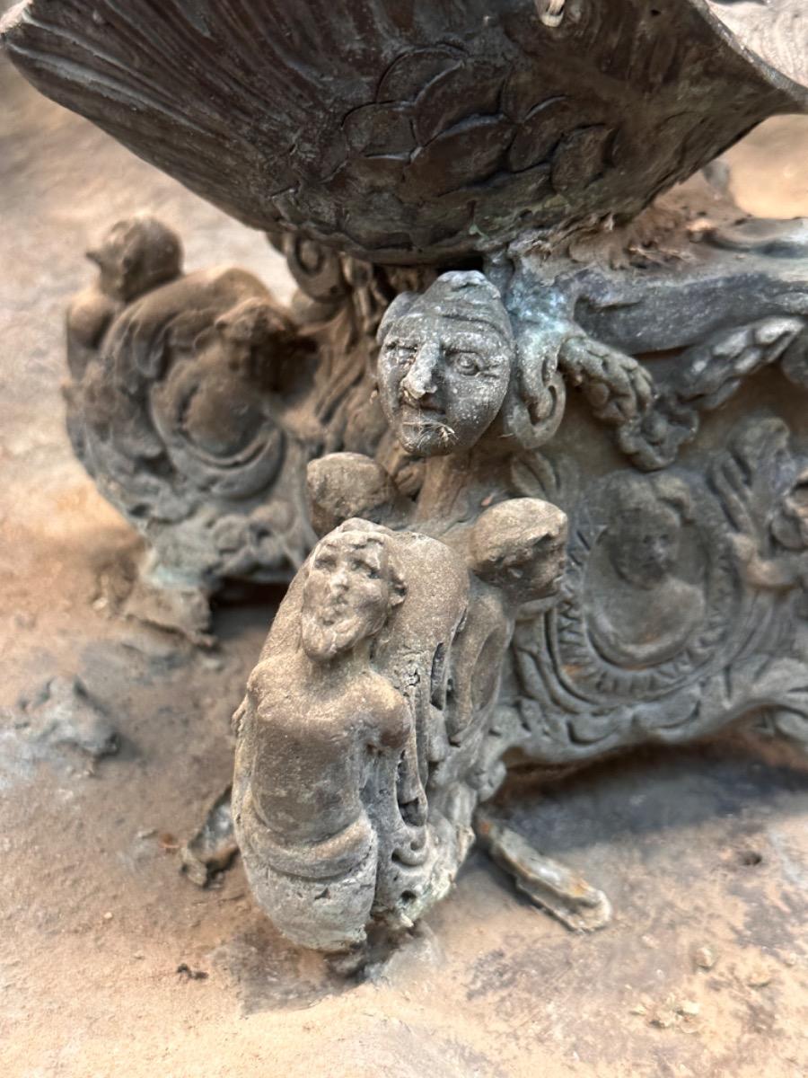 Bronze Fountain, 93 ⌀ x178h cm
