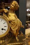 Bronze gilded clock 19th Century