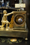 Bronze gilded Empire clock Around 1800