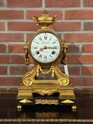 Bronze Gilded Louis XVI Pendule by Hardel, 29x17x45h cm