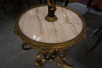 Bronze marble floor lamp 19th Century