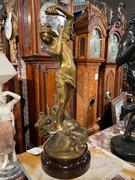 Bronze sculpture “Cerberus” by H. Peinte, 54H cm 