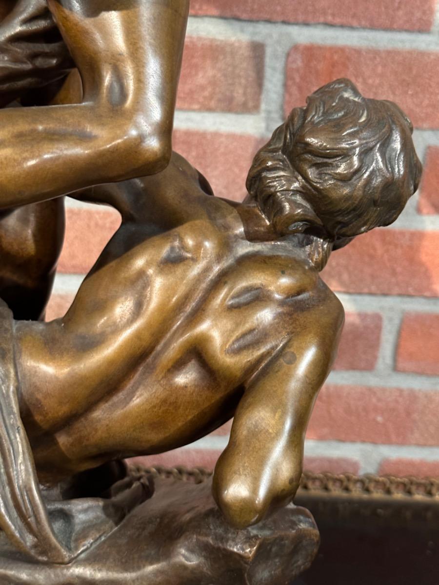 Bronze sculpture “Victoire Triomphante” signed by Vitalborny, 23x35x75h cm