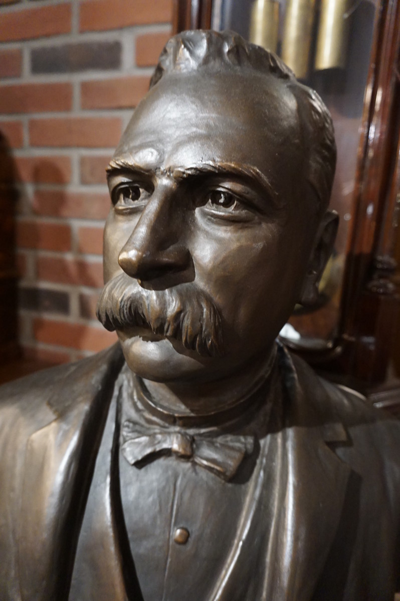 Bronze signed bust