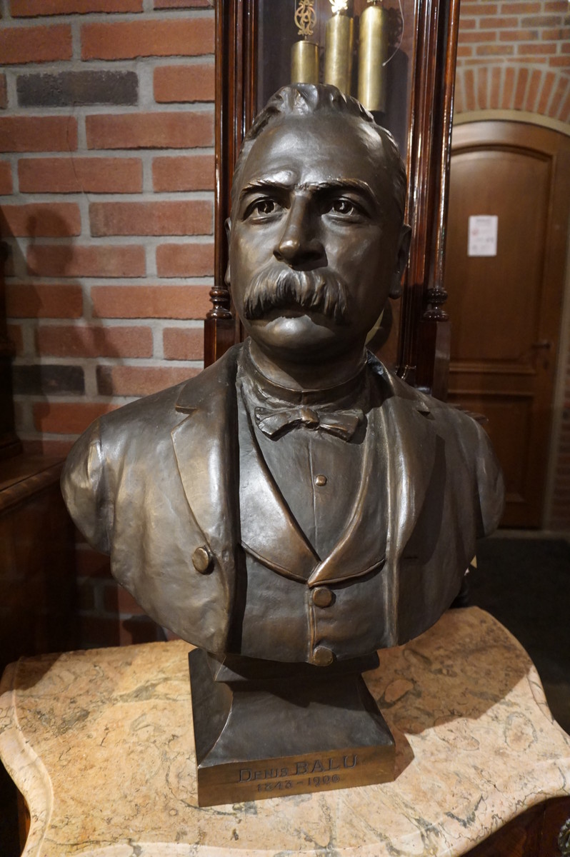 Bronze signed bust