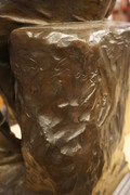 Bronze statue signed de Groot