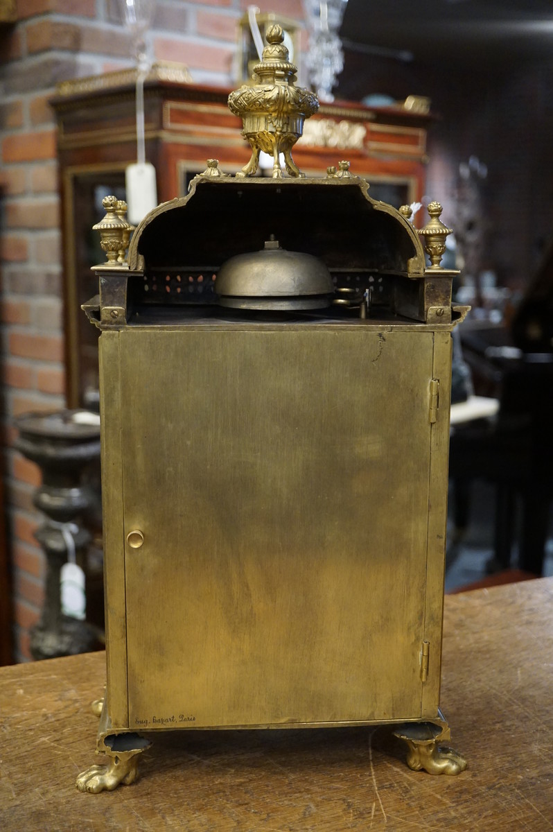 Bronze table clock