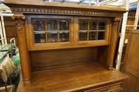 Buffet & server in oak, German early 20th C.