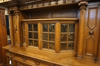 Buffet & server in oak, German early 20th C.