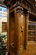 Buffet & server in oak, German early 20th C.