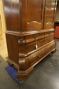 Cabinet in oak, Holland 18th century