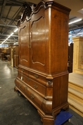 Cabinet in oak, Holland 18th century