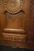 Cabinet in oak, France around 1800