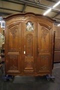 Cabinet in oak, France around 1800