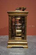 Carriage clock by Paul Garnier, France  around 1900