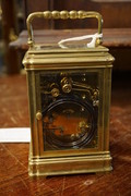 Carriage clock with quatre strike Around 1900