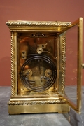 Carriage clock with repeater and chime, France around 1900