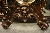 Carved mirror in walnut, Italy 19th century