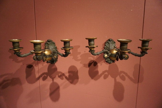 Charles X Pair of wall appliques