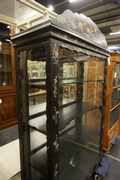Chinese style Vitrine in laquered wood, France 19th century